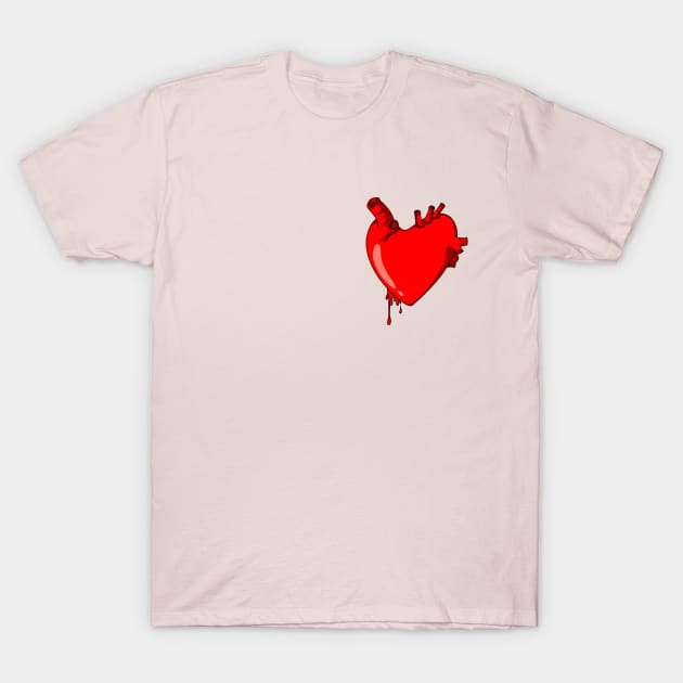 HEART T-Shirt by Brainfrz